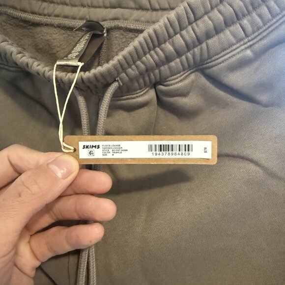 SKIMS FLEECE LOUNGE MENS TAPERED JOGGER - Picture 3 of 4